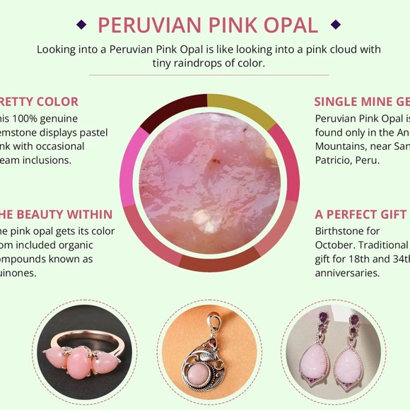 Chuck Clemency STS Pink Opal Gold n Sterling Silver Peruvian Bracelet - Picture 13 of 14